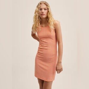 Mango Vichy Check Dress